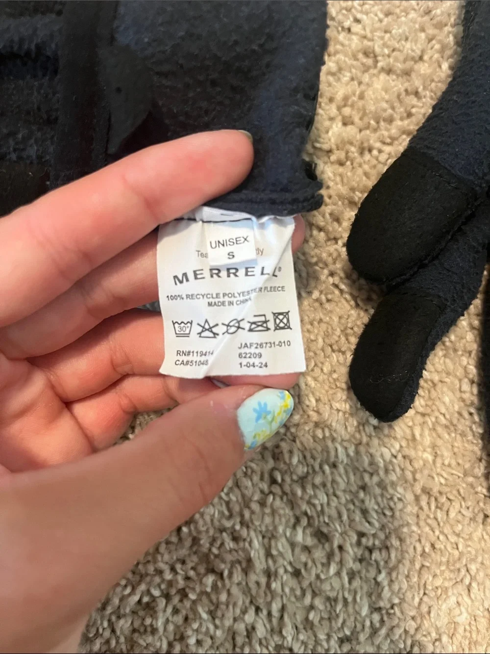 Merrell warm fleece